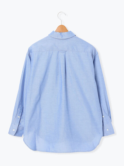 刺繍入りアソートオックスフォードシャツ《2025autumn catalog item》(グレー/ブルー/パープル)|Lugnoncure(ルノンキュール)通販