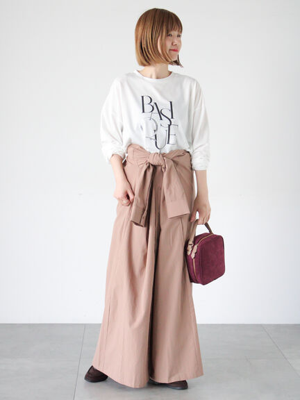 プリントアソートロングTシャツ(オフホワイト/シルバー/グレー/チャコールグレー)|Lugnoncure(ルノンキュール)通販