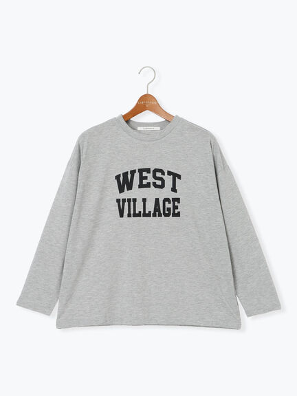 プリントアソートロングTシャツ(オフホワイト/シルバー/グレー/チャコールグレー)|Lugnoncure(ルノンキュール)通販