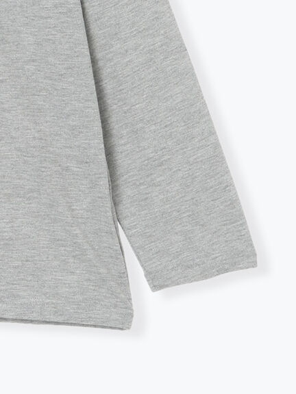 プリントアソートロングTシャツ(オフホワイト/シルバー/グレー/チャコールグレー)|Lugnoncure(ルノンキュール)通販