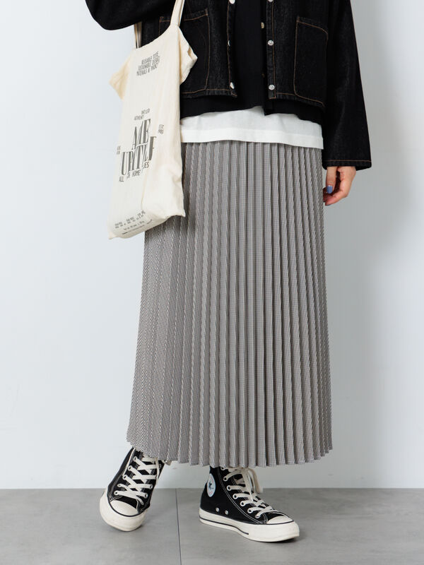 【選べる着丈】アソートプリーツスカート(オフホワイト)|Lugnoncure(ルノンキュール)通販