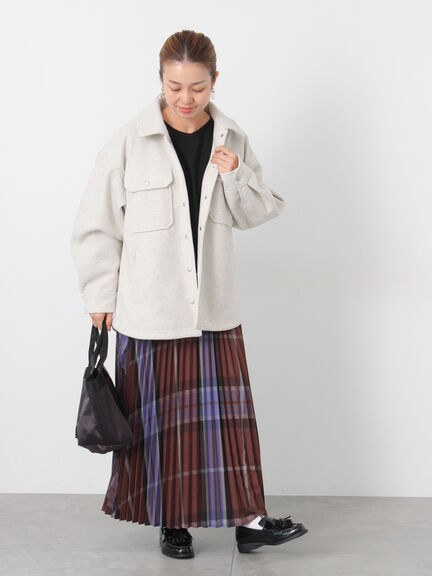 【選べる着丈】アソートプリーツスカート(オフホワイト/ブラック/ベージュ/ブラウン)|Lugnoncure(ルノンキュール)通販