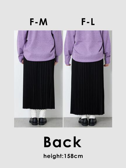 【選べる着丈】アソートプリーツスカート(オフホワイト/ブラック/ベージュ/ブラウン)|Lugnoncure(ルノンキュール)通販