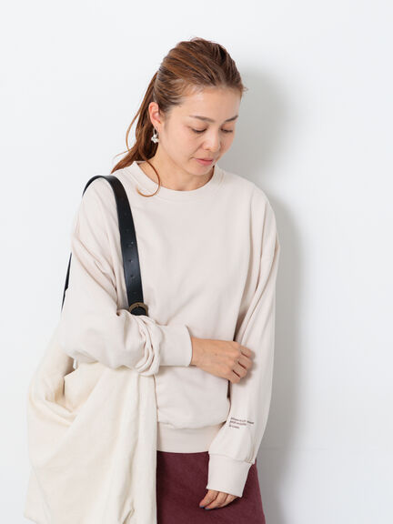 フラワープリントスウェットプルオーバー(グレー/ベージュ/パープル)|Lugnoncure(ルノンキュール)通販