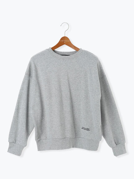 フラワープリントスウェットプルオーバー(グレー/ベージュ/パープル)|Lugnoncure(ルノンキュール)通販