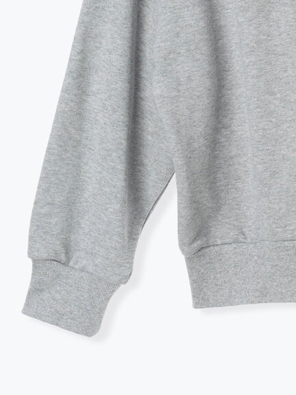 フラワープリントスウェットプルオーバー(グレー/ベージュ/パープル)|Lugnoncure(ルノンキュール)通販