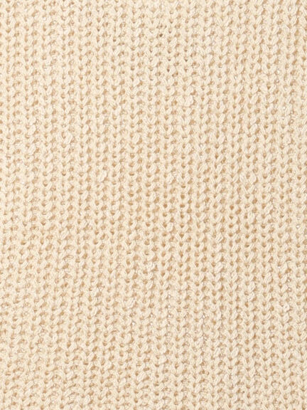 スラブヤーンVネックニットベスト(ブラック/ブラウン/キナリ)|Lugnoncure(ルノンキュール)通販