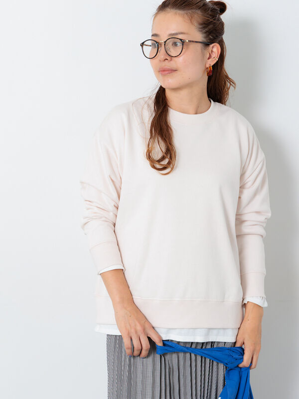 リラックス裏毛スウェット(キナリ)|Lugnoncure(ルノンキュール)通販