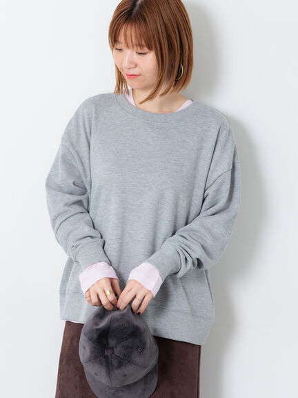 リラックス裏毛スウェット(グレー/チャコールグレー/ブルー/キナリ)|Lugnoncure(ルノンキュール)通販