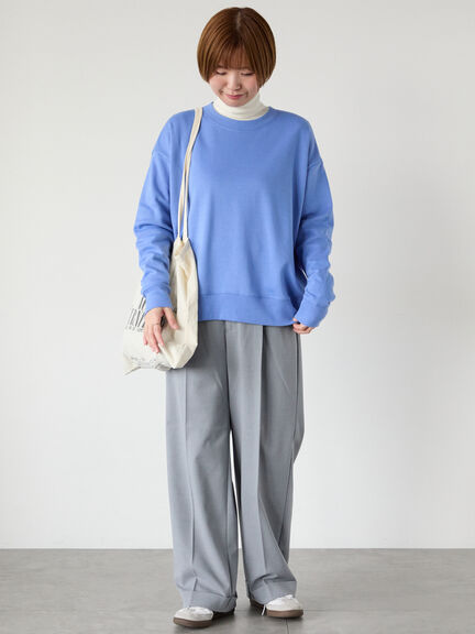 リラックス裏毛スウェット(グレー/チャコールグレー/ブルー/キナリ)|Lugnoncure(ルノンキュール)通販