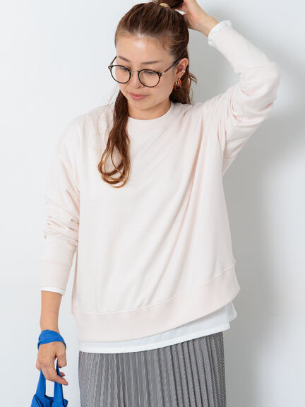 リラックス裏毛スウェット(グレー/チャコールグレー/ブルー/キナリ)|Lugnoncure(ルノンキュール)通販