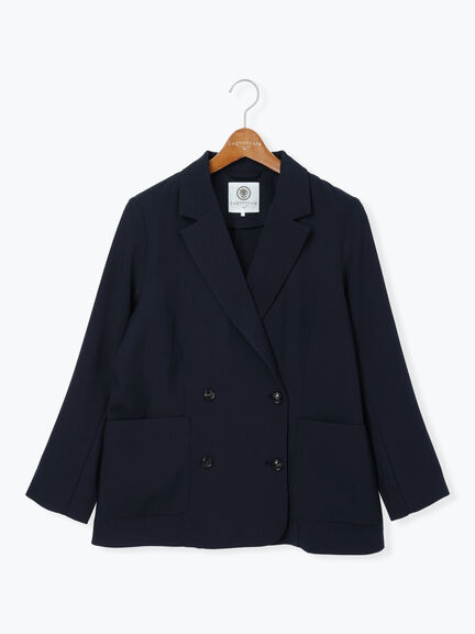 Wブレストテーラードジャケット(ブラウン/ネイビー)|Lugnoncure(ルノンキュール)通販