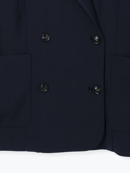 Wブレストテーラードジャケット(ブラウン/ネイビー)|Lugnoncure(ルノンキュール)通販