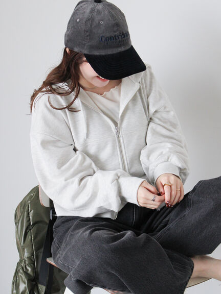 ウォッシュ加工コーデュロイキャップ(グレー/ブラック/ベージュ)|ehka sopo(エヘカソポ)通販