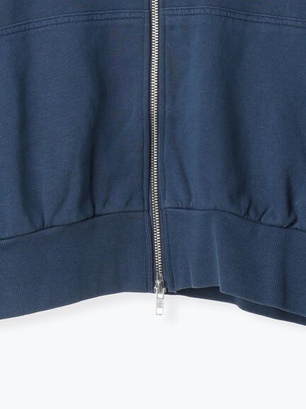 ショート丈ジップパーカー(チャコールグレー/モカ/グリーン/ネイビー/キナリ)|ehka sopo(エヘカソポ)通販