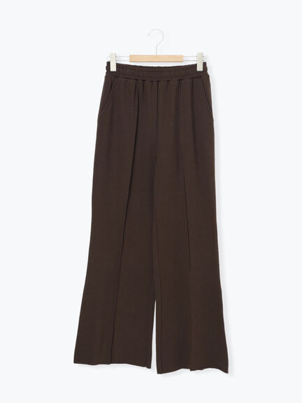 フレアスウェットパンツ(グレー/ブラウン/キナリ)|ehka sopo(エヘカソポ)通販