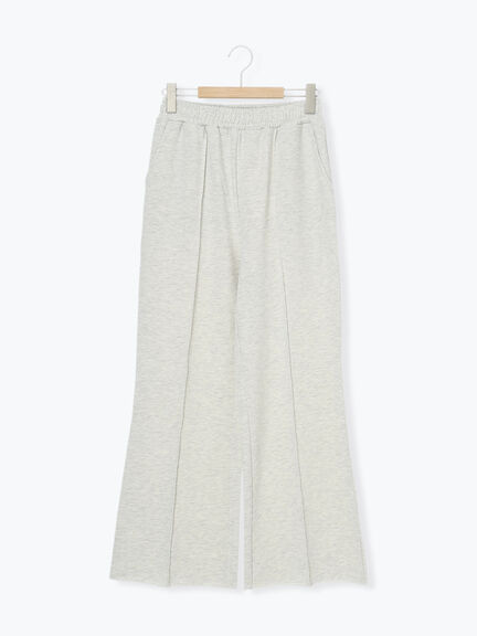 フレアスウェットパンツ(グレー/ブラウン/キナリ)|ehka sopo(エヘカソポ)通販