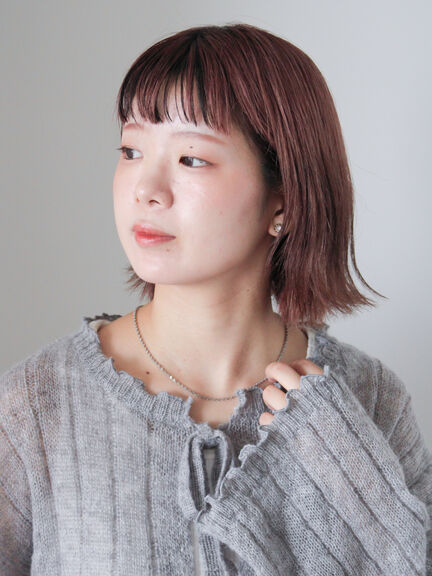 メローリボンカーディガン(グレー/ブルー/キナリ)|ehka sopo(エヘカソポ)通販