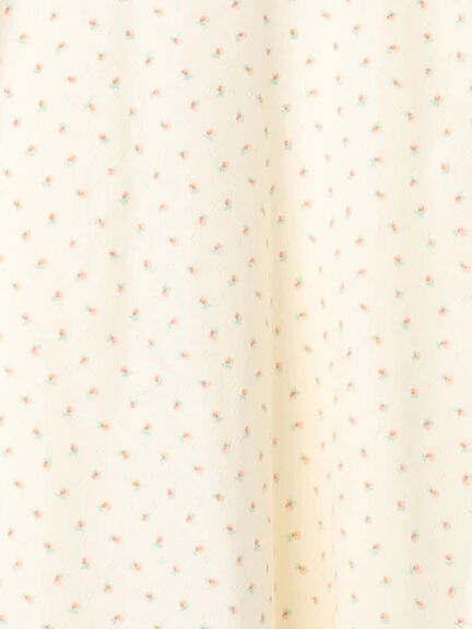 小花柄カットカーディガン(オフホワイト/グレー/キナリ)|ehka sopo(エヘカソポ)通販