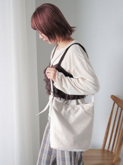 ◎シアーメローカットソー(オフホワイト/ブラック/ベージュ)|ehka sopo(エヘカソポ)通販