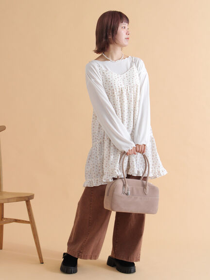 ◎シアーメローカットソー(オフホワイト/ブラック/ベージュ)|ehka sopo(エヘカソポ)通販