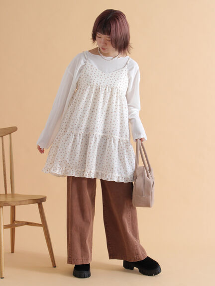 ◎シアーメローカットソー(オフホワイト/ブラック/ベージュ)|ehka sopo(エヘカソポ)通販