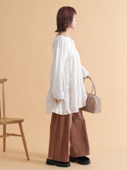 ◎シアーメローカットソー(オフホワイト/ブラック/ベージュ)|ehka sopo(エヘカソポ)通販