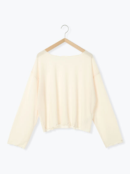 ◎シアーメローカットソー(オフホワイト/ブラック/ベージュ)|ehka sopo(エヘカソポ)通販