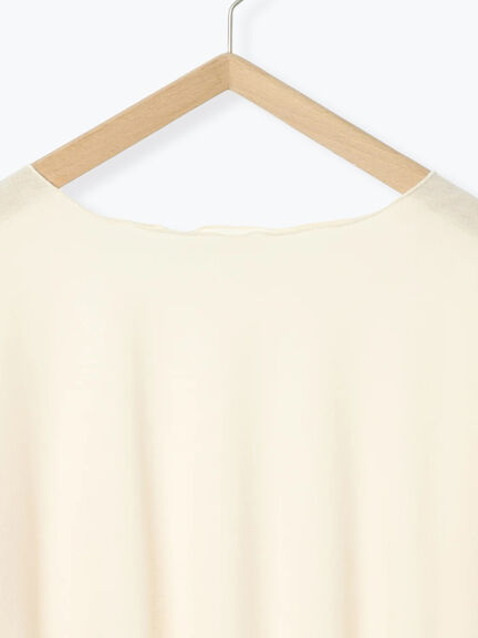 ◎シアーメローカットソー(オフホワイト/ブラック/ベージュ)|ehka sopo(エヘカソポ)通販