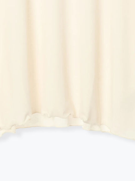 ◎シアーメローカットソー(オフホワイト/ブラック/ベージュ)|ehka sopo(エヘカソポ)通販