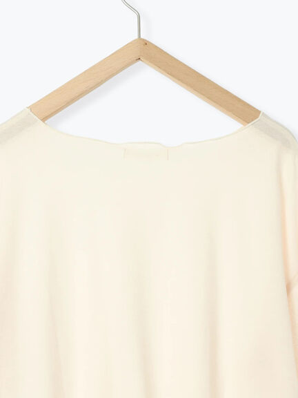 ◎シアーメローカットソー(オフホワイト/ブラック/ベージュ)|ehka sopo(エヘカソポ)通販