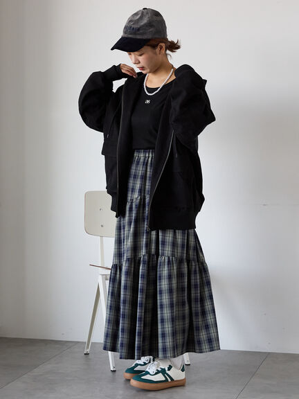 フードブルゾン(ブラック/ブラウン/キナリ)|ehka sopo(エヘカソポ)通販