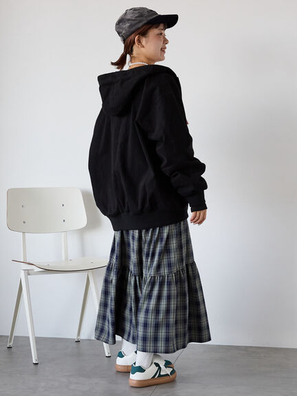 フードブルゾン(ブラック/ブラウン/キナリ)|ehka sopo(エヘカソポ)通販