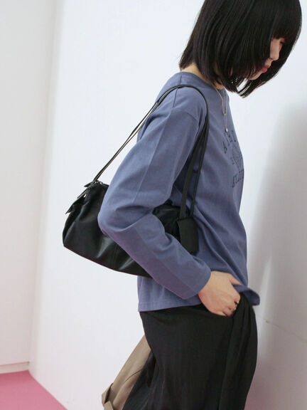 アソートプリントロンT(オフホワイト/チャコールグレー/ベージュ/ダークオレンジ/ブルー)|Samansa Mos2 blue(サマンサモスモス ブルー)通販