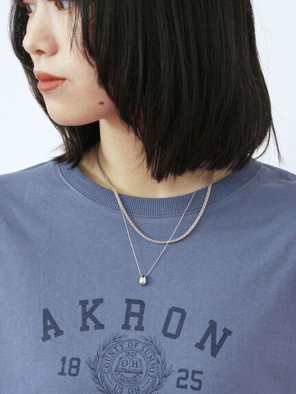 アソートプリントロンT(オフホワイト/チャコールグレー/ベージュ/ダークオレンジ/ブルー)|Samansa Mos2 blue(サマンサモスモス ブルー)通販