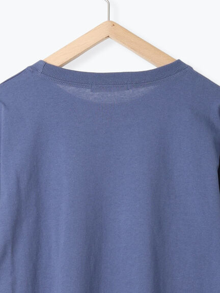 アソートプリントロンT(オフホワイト/チャコールグレー/ベージュ/ダークオレンジ/ブルー)|Samansa Mos2 blue(サマンサモスモス ブルー)通販