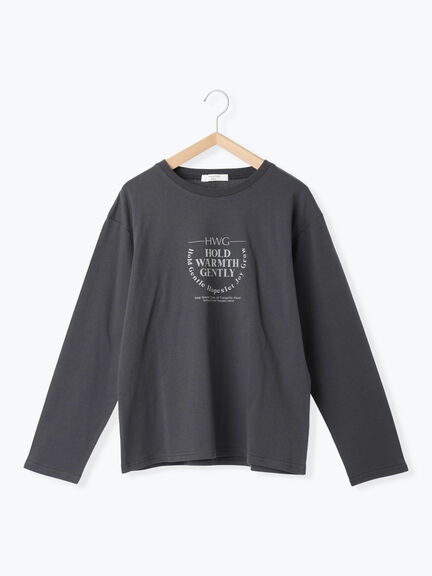 アソートプリントロンT(オフホワイト/チャコールグレー/ベージュ/ダークオレンジ/ブルー)|Samansa Mos2 blue(サマンサモスモス ブルー)通販