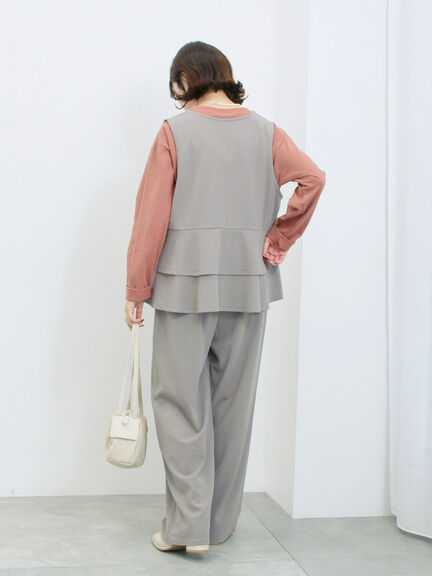 アソートプリントロンT(オフホワイト/チャコールグレー/ベージュ/ダークオレンジ/ブルー)|Samansa Mos2 blue(サマンサモスモス ブルー)通販