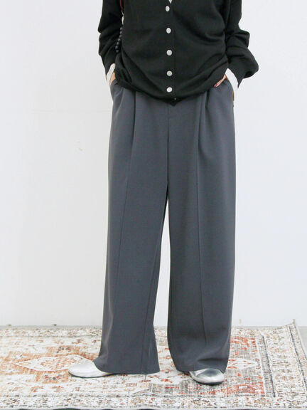 ストレートパンツ(セットアップ可)(グレー/チャコールグレー/ブラウン/カーキ)|Samansa Mos2 blue(サマンサモスモス ブルー)通販