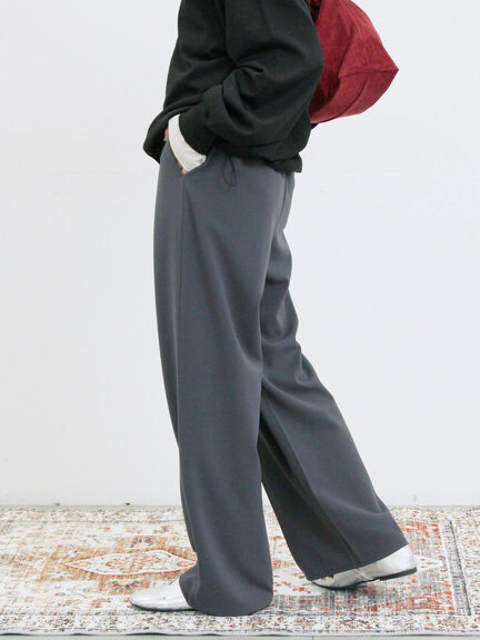 ストレートパンツ(セットアップ可)(グレー/チャコールグレー/ブラウン/カーキ)|Samansa Mos2 blue(サマンサモスモス ブルー)通販