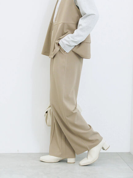 ストレートパンツ(セットアップ可)(グレー/チャコールグレー/ブラウン/カーキ)|Samansa Mos2 blue(サマンサモスモス ブルー)通販