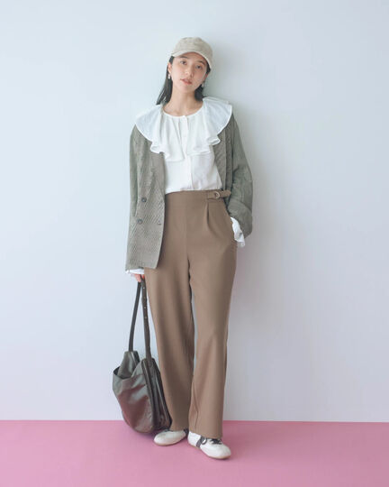 スエードロゴ刺繍キャップ(ブラック/ライトベージュ/ブラウン)|Samansa Mos2 blue(サマンサモスモス ブルー)通販