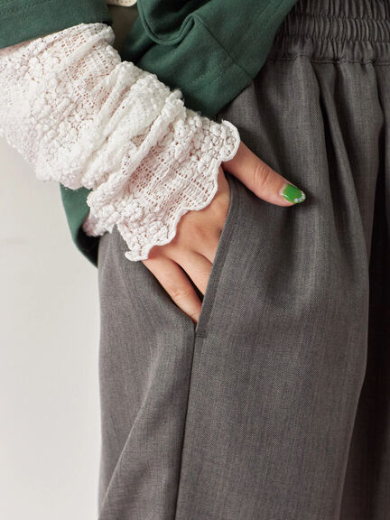 タックイージーパンツ(グレー/チャコールグレー/ブラウン)|Samansa Mos2 blue(サマンサモスモス ブルー)通販