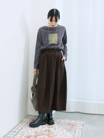 エンジニアブーツ(ブラック/ダークブラウン)|Samansa Mos2 blue(サマンサモスモス ブルー)通販