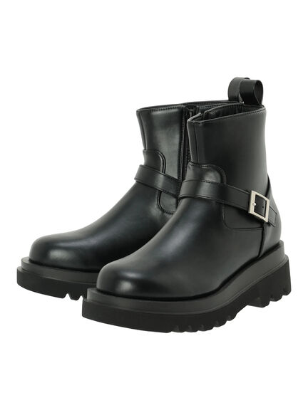 エンジニアブーツ(ブラック/ダークブラウン)|Samansa Mos2 blue(サマンサモスモス ブルー)通販