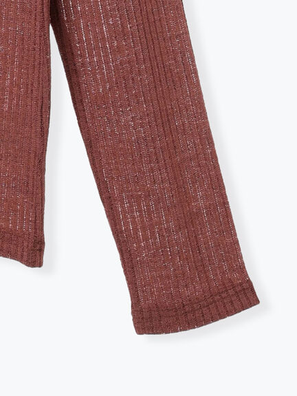 シアーリブロンT(ブラック/ブラウン/キナリ)|Samansa Mos2 blue(サマンサモスモス ブルー)通販