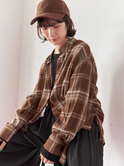 シアーリブロンT(ブラック/ブラウン/キナリ)|Samansa Mos2 blue(サマンサモスモス ブルー)通販