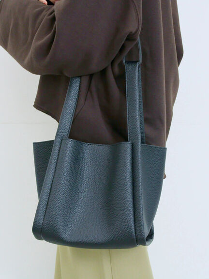 ポーチ付2WAYスクエアバッグ(シルバー/ブラック/ライトベージュ)|Samansa Mos2 blue(サマンサモスモス ブルー)通販