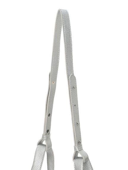 ポーチ付2WAYスクエアバッグ(シルバー/ブラック/ライトベージュ)|Samansa Mos2 blue(サマンサモスモス ブルー)通販