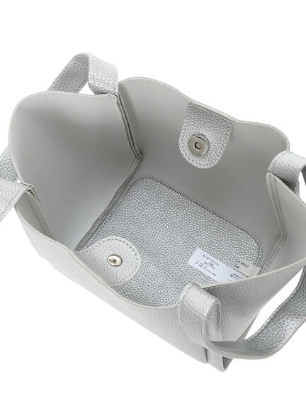 ポーチ付2WAYスクエアバッグ(シルバー/ブラック/ライトベージュ)|Samansa Mos2 blue(サマンサモスモス ブルー)通販